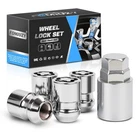 Fomiuzy Wheel Lock Lug Nut Set M12 X Anti Theft Fit 1.5, Silver New. Price: $33.96.