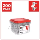 Propack Metal Shelf Cable Clips (200-PIECE) New. Price: $71.99.