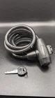 Master Bike Lock, 6 Foot, 1 Key, Vinyl Coated Cable Gray No Mount Used. Price: $8.50.