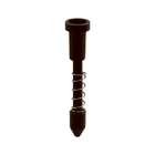 Prime-line 14666 Window Screen Plunger Latches, 3/4 X 3/8 Or 7/16 In., Black, New. Price: $21.48.