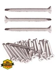 Imscrews #10 X 2" Stainless Self Drilling Tek Flat Head New. Price: $27.99.