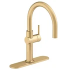 Kohler K-22975-2MB Crue Bar/kitchen Faucet In Vibrant Brushed Moderne Brass Open. Price: $239.99.