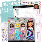 Full Size Fashion Design Sketch Portfolio Set New. Price: $19.99.