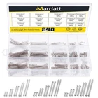 Mardatt 240 Pcs 15 Sizes Compression Springs Assortment Kit Mini Small New. Price: $28.99.