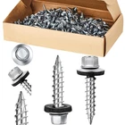 Galvanized Zinc Hex Head Roofing Screws With Rubber Washer Seal (500 Pcs, #10 New. Price: $51.99.