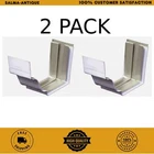 5 In. 30 White Aluminum Slip Joint Gutter Connector New. Price: $11.99.