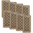 Floor Register 4X10,8 Pack,brown Vent Covers For Home BROWN-8PACK New. Price: $123.95.