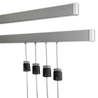 As Hanging 8FT Gallery & Picture System Set (2X4FT Rails) Matte Silver New. Price: $158.60.