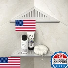 Bernkot 10" Brushed 304 Stainless Steel Recessed Corner Shower Shelf Tiled Wall New. Price: $80.79.