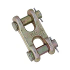 National Hardware N282-137 Double Clevis Link, Yellow Chromate, 3/8 In. New. Price: $37.44.