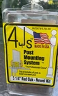 4JS Post Mounting System 3" Red Oak Newel Kit Box. Price: $21.99.