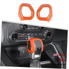 Jimen Compatible With Ford Bronco 2021-2024, 2PCS Gear Shift Knob Cover Orange New. Price: $44.14.