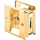 Slide-co 161495 Pocket Door Privacy Lock With Pull, Polished Brass New. Price: $26.25.