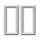 Ekena Millwork Ashford Wainscot Wall Panel PNL08X16AS-01 Pack Of 2 8"W 16" Open. Price: $24.99.