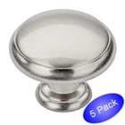 *5 Pack* Cosmas Cabinet Hardware Satin Nickel Knobs #5422SN New. Price: $5.45.