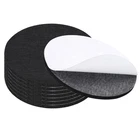 Patikil Diameter Felt Furniture Pads, 8 Pack 1/5" Thick Lamp 4", Black New. Price: $17.00.