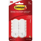 Command Medium Wire Hooks White 4 Strips 17068ES-2PK New. Price: $11.16.