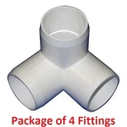 3/4" Furniture Grade 3-WAY Side Outlet Tee Pvc Fitting Pack New. Price: $9.99.