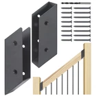 Wocepu 37.5STAIR Angle Stainless Steel Deck Railing Brackets Connectors For 2X4 New. Price: $161.84.