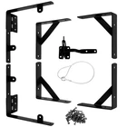 Gate Frame Fence Kit Heavy Duty No Sag Corner Brace Bracket With La... New. Price: $30.17.