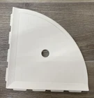 Daltile CN11BA6801P Large 9" Corner Shelf With Flange - Sand Open. Price: $51.99.