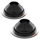 Vevor 2PCS Metal Roof Pipe Flashing Boots Fit 6" - 11" High Temp Black Edpm New. Price: $35.99.