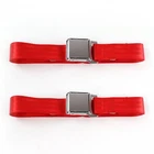 Ford Bronco 1978 - 1979 Airplane 2PT Red Lap Bucket Seat Kit Belts New. Price: $69.50.