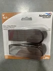 National Hardware N213-603 Brown Rubber Wedge Door Stop LX1.5 HX2 In. Pack New. Price: $12.74.