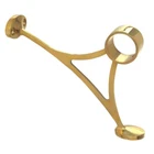 Lavi Industries 00-400/1H Polished Brass Combination Bar Footrail Bracket 1-1/2" New. Price: $31.56.
