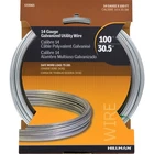 Hillman 0.078 - 0.082 In. X 100 Ft. Galvanized Steel 14 Ga. Wire New. Price: $18.18.