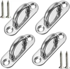 Hulless Pcs 3.1 Inch 304 Stainless Steel Ceiling Hooks Pad Eyes Plate Marin... New. Price: $19.34.