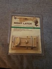 Vintage Belwith Night Latch Deadbolt Brass, Pin (1105) Fs. Price: $12.00.