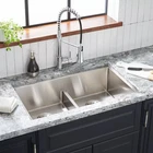 Signature Hardware 32X18 Stainless Steel Double Bowl Undermount Kitchen Sink New. Price: $245.00.