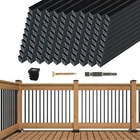 100PACK 36" Black Aluminum Deck Balusters For Railing Fencing Porch New. Price: $333.99.