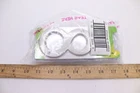 (3-PK) Hy Ko Prestige Series House Number Satin Nickel 4" BR-43SN/8 Open. Price: $13.48.