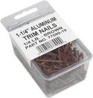 Home Products 7709019 1-1/4-INCH Trim Nails, Brown New. Price: $36.99.