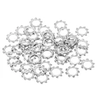 Uxcell 50 Pcs 304 Stainless Steel External Tooth Washers, M10 Star Locking New. Price: $10.99.