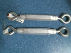 National Hardware N221-754, 5/16" X 9" Turnbuckles, Zinc Plated, Lot Of 2, Fs New. Price: $10.00.