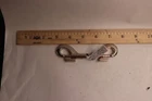 National Hardware Double Bolt Snap Nickel Plated Die Cast 4-9/16" N222-695 Open. Price: $5.97.