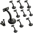 Langdoly- 3 Solid Heavy Duty Round Base Handrail Brackets For Staircase-pack Of New. Price: $104.58.