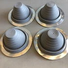 Qty 4 Universal Master 2.75" To Metal Roof Pipe Boot Flashing By Aztec Open. Price: $29.95.