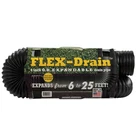 Flex-drain 51310 Flexible Perforated Poly Pipe 3.75 Dia. In. 25 Ft. New. Price: $33.39.