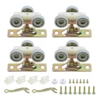 2 Pcs Alloy Rv Slide Pocket Door Sliding Wheel And Hanger White New. Price: $25.33.