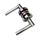 Signature Hardware 466703 Ewing Privacy Set, Round Rod Lever Handle-brush Nickel Open. Price: $35.90.