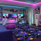 Joy Carpets Fluorescent Space Explorer 6FT 9FT Area Rug New. Price: $249.07.