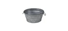 Behrens 101LFT Qt Hot Dipped Steel Low Flat Tub Silver New. Price: $17.49.