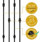 Nuvo 25" Royal Versailles Baluster Kit For Deck Railing Open. Price: $69.99.