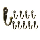Mokife 12 Pack Coat Hooks Vintage Small Single Wall Metal Bronze New. Price: $11.94.
