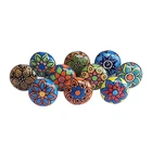 Royal Kraft Vintage Multicolor Printed Ceramic Cabinet Knobs (set Of 20) New. Price: $24.05.