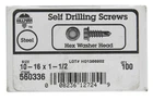 Hillman 560336 Hex Washer Head Steel Sheet Metal Screw No. 10-16 1-1/2 In. New. Price: $26.88.